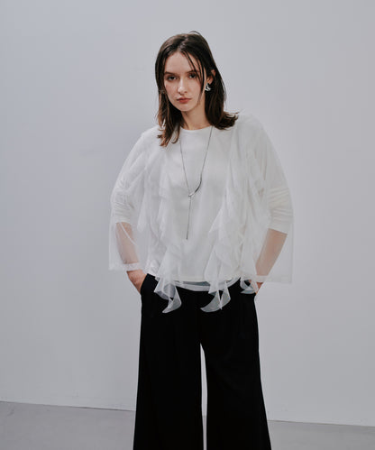 Tulle Tops [603344] off