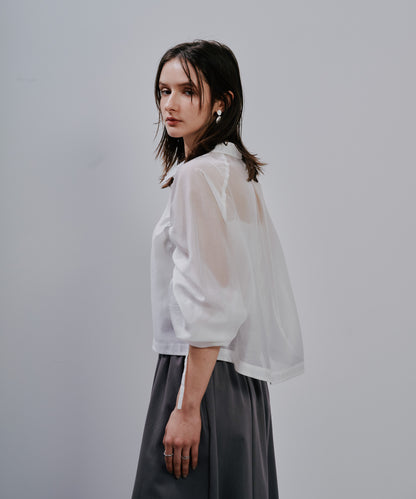 【Summer SALE!!】Sheer Shirt [603353] off(01)