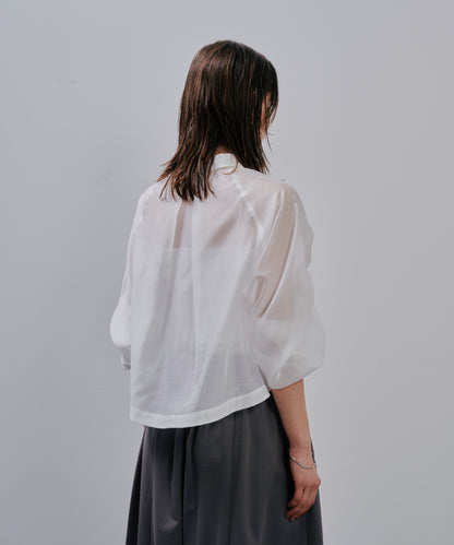 【Summer SALE!!】Sheer Shirt [603353] off(01)