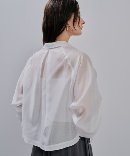 【Summer SALE!!】Sheer Shirt [603353] off(01)