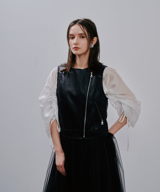 Rider's  Tulle Vest [603349] black