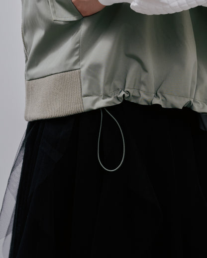 Hoodie Vest [603361] light khaki