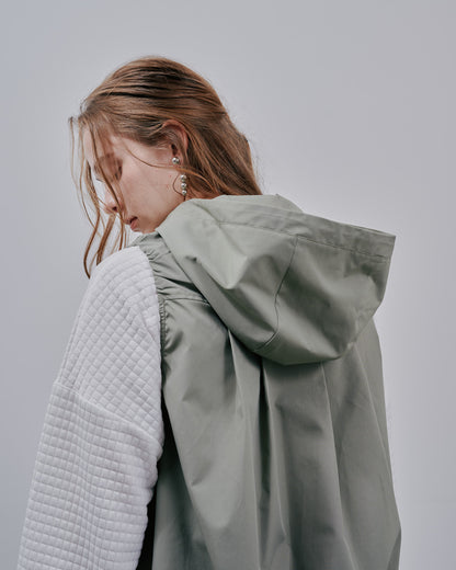 Hoodie Vest [603361] light khaki