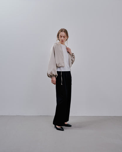 Zip Blouson [603342] light beige