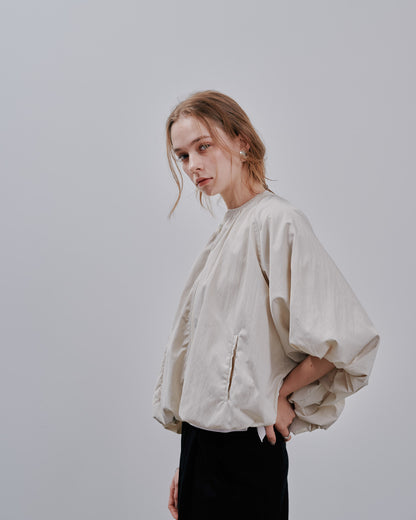 【Summer SALE!!】Balloon Blouson [603354] ivory(76)