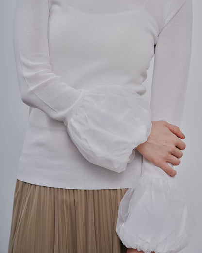 Balloon Sleeve Tops [603365] off