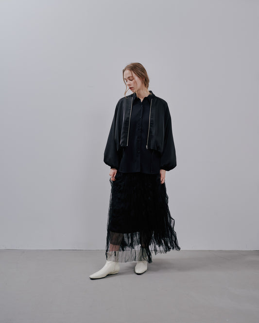 Zip Blouson [603342] black