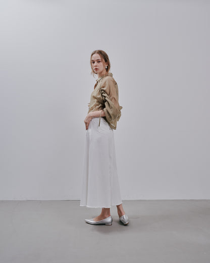 【SALE/50%0ff】Sheer Shirt [603353] beige