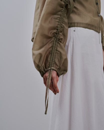 【SALE/50%0ff】Sheer Shirt [603353] beige
