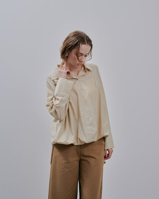 【公式サイト限定アイテム!!】Balloon Shirt [603345] beige