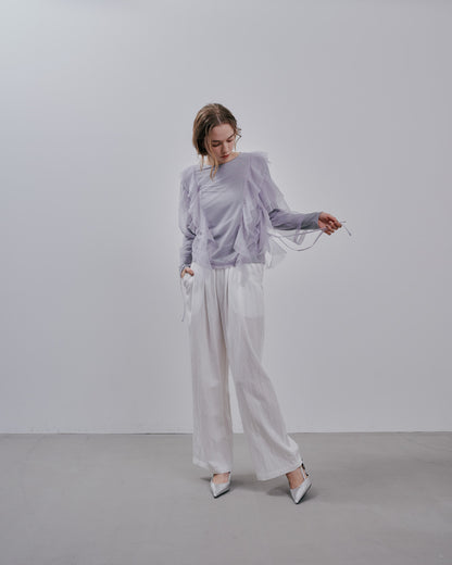 Tulle Tops [603344] grey