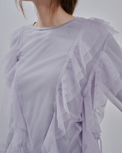 Tulle Tops [603344] grey