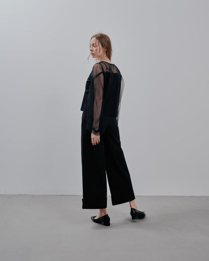 Tulle Tops [603360] black