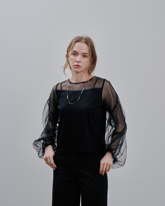 Tulle Tops [603360] black