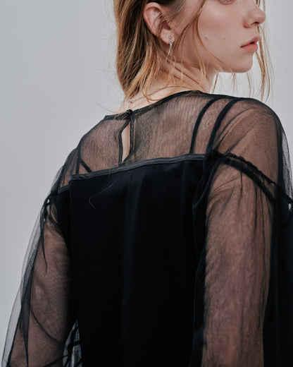 Tulle Tops [603360] black