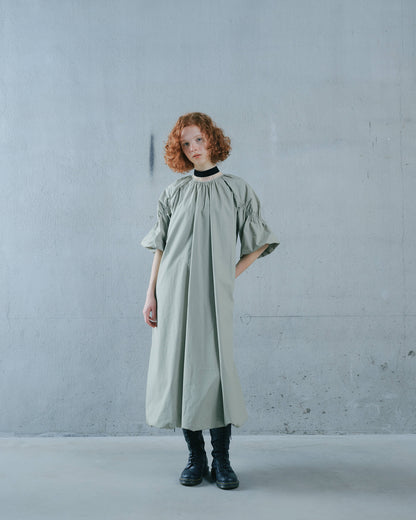【SALE/50%0ff】Balloon Dress [603396] light khaki