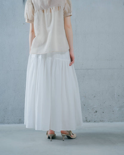【SALE/50%0ff】Gather Tiered Skirt [603398] off