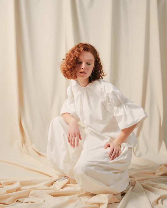 【SALE/50%0ff】Balloon Blouse [603395] off