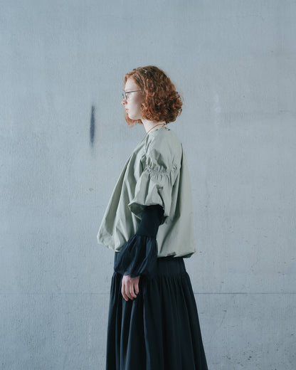 【SALE/50%0ff】Balloon Blouse [603395] light khaki