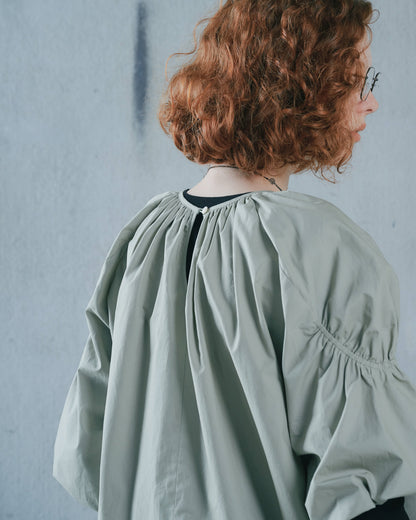 【SALE/50%0ff】Balloon Blouse [603395] light khaki