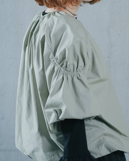 【SALE/50%0ff】Balloon Blouse [603395] light khaki