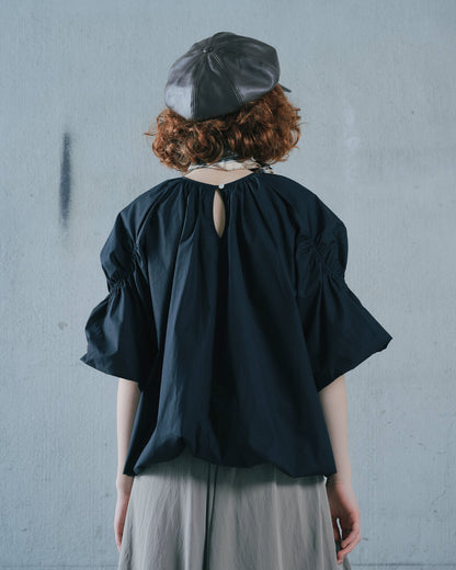 【SALE/50%0ff】Balloon Blouse [603395] black