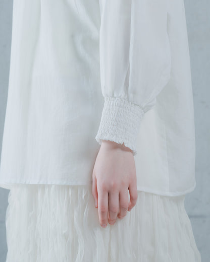 【SALE/50%0ff】2way Sheer Blouse [603391] off