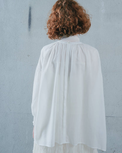 【SALE/50%0ff】2way Sheer Blouse [603391] off