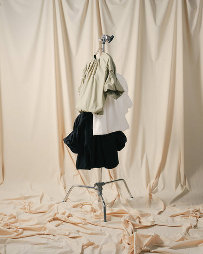 【SALE/50%0ff】Balloon Blouse [603395] black