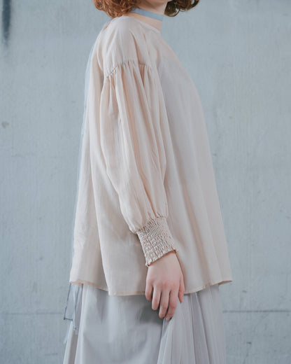 【SALE/50%0ff】2way Sheer Blouse [603391] pink beige
