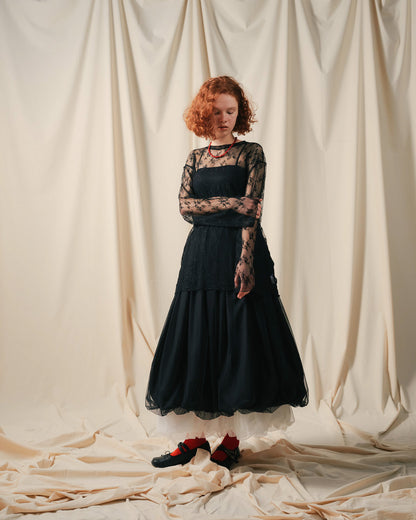 【Summer SALE!!】Lace Tops [603368] black(99)