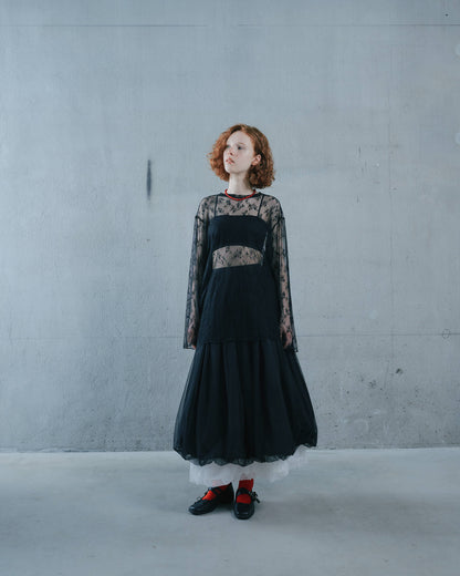 【Summer SALE!!】Lace Tops [603368] black(99)