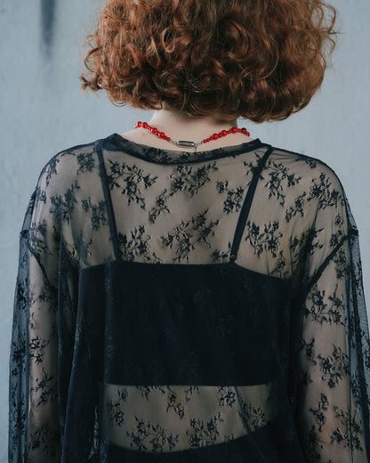 【Summer SALE!!】Lace Tops [603368] black(99)
