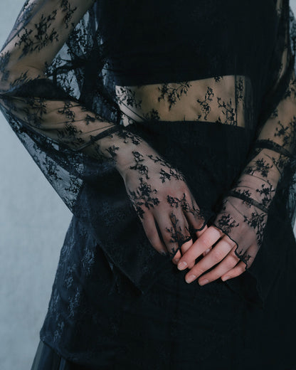 【Summer SALE!!】Lace Tops [603368] black(99)