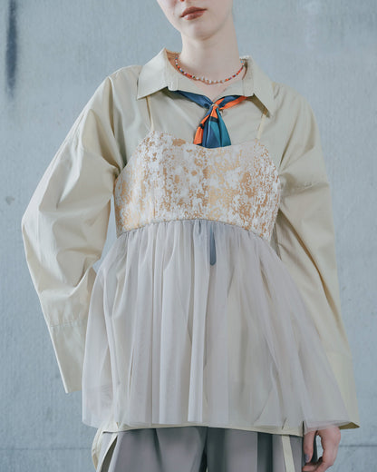 【Summer SALE!!】Jacquard Bustier [603389] pink(20)