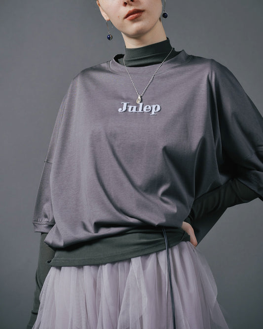 【SALE/50%0ff】Julep Logo T-Shirt [603350] grey(75)