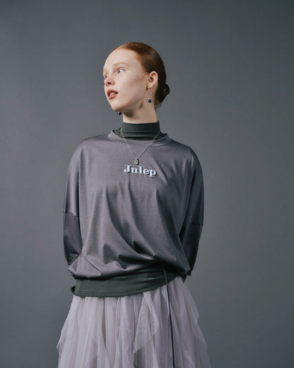 【SALE/50%0ff】Julep Logo T-Shirt [603350] grey