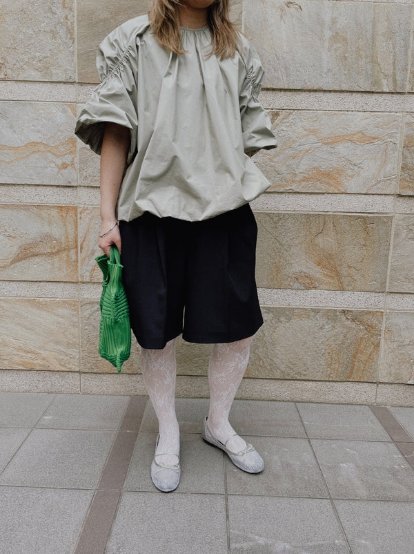 【SALE/50%0ff】Balloon Blouse [603395] light khaki