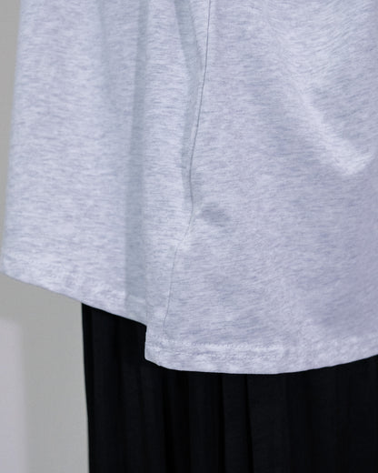 Lace Layered T-Shirt [603407] l.grey(70)