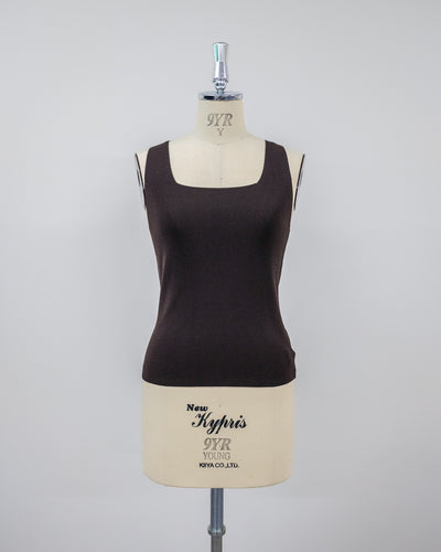 Knit Tank Tops [603410] brown(60)
