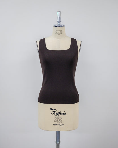 Knit Tank Tops [603410] brown(60)