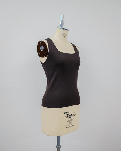 Knit Tank Tops [603410] brown(60)