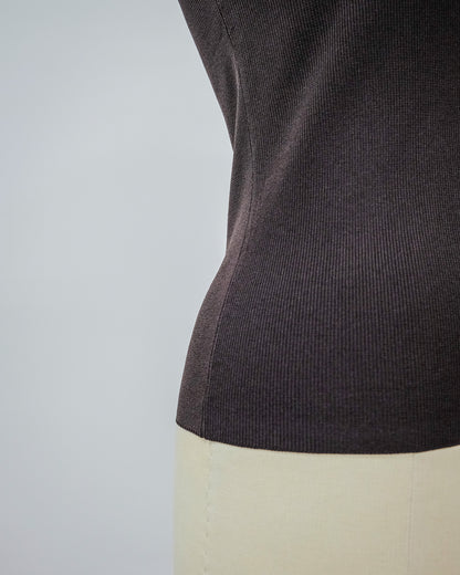 Knit Tank Tops [603410] brown(60)