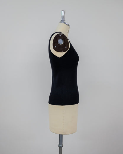 Knit Tank Tops [603410] black(99)