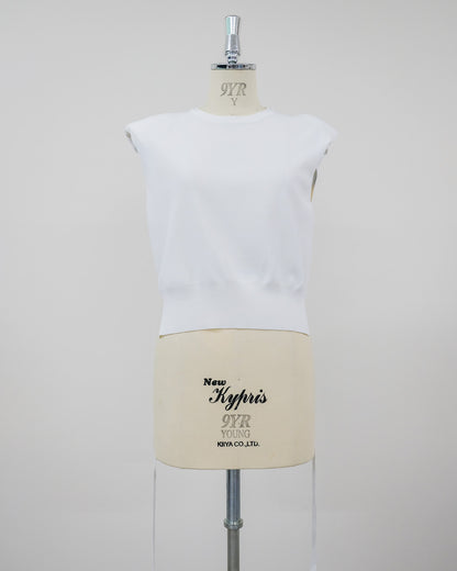Shoulder Padd Kint Tops [603409] off(01)
