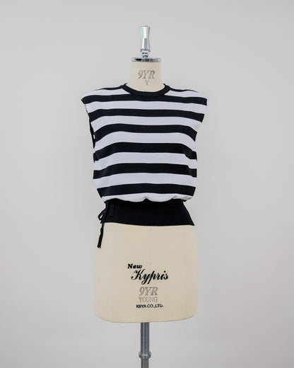 Shoulder Padd Kint Tops [603409] mix(96)