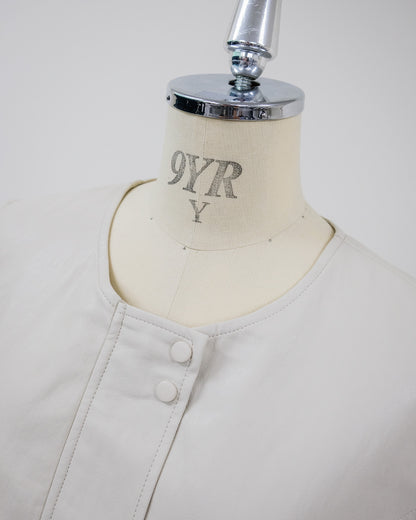 Fake Leather Vest [603423] beige(05)