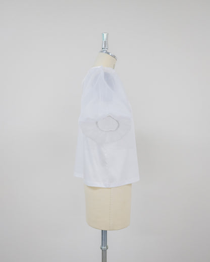 【Summer SALE!!】Balloon Sleeve T-Shirt [603393] off(01)
