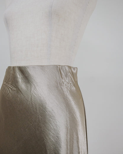 Satin Skirt [603415] m.beige (07)