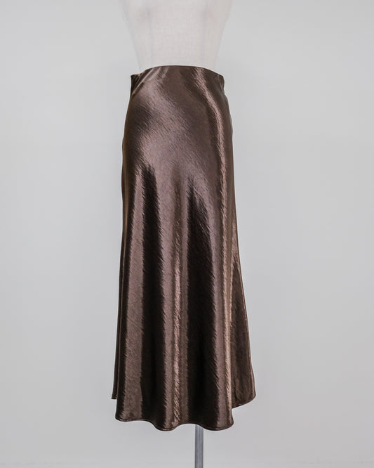 Satin Skirt [603415] brown(60)